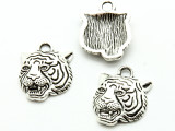 Tiger - Pewter Pendant 22mm (PW935)