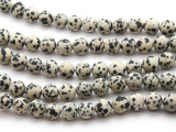 Matte Dalmatian Jasper Round Gemstone Beads 10mm (GS4471)