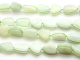 Jade Irregular Wrapped Gemstone Beads 14-19mm (GS4477)