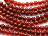 Red Agate Round Gemstone Beads 8mm (GS4525)