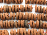 Rustic Natural Clay Disc Beads 10-18mm - Indonesia (CL230)