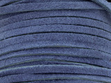 Cobalt Blue Suede Leather Lace 3mm - 36" (LR109)