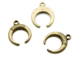 Brass Crescent - Pewter Pendant 18mm (PW1190)
