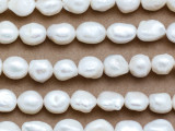 Ivory Irregular Pearl Beads 7-16mm (PRL217)