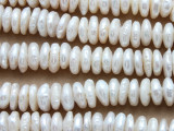 Ivory Disc Pearl Beads 12-13mm (PRL222)