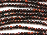 Red Tiger Eye Round Gemstone Beads 4-5mm (GS4759)