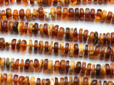 Genuine Amber Rondelle Beads 7-9mm (AB87)
