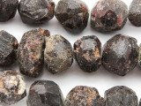 Garnet Faceted Rough Nugget Gemstone Beads 10-20mm (GS4781)