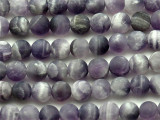 Matte Amethyst Round Gemstone Beads 8mm (GS4800)