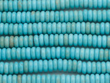 Turquoise Magnesite Disc Gemstone Beads 8mm (GS4823)