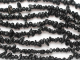 Black Onyx Chip Gemstone Beads 4-12mm - 32" Strand (GS4836)