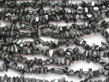 Hematite Chip Gemstone Beads 4-12mm - 32" Strand (GS4837)