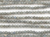 Labradorite Faceted Round Gemstone Beads 4mm (GS4847)