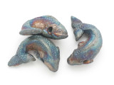 Koi Fish Raku Ceramic Bead 30mm - Peru (CER178)
