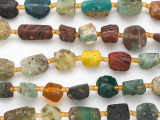 Old Mixed Afghan Glass Beads 5-20mm (AF1869)