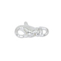 Silver Plated Swivel Lobster Clasps (Pack of 3) 13mm (SUP87)