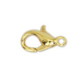 Gold Plated Lobster Clasps (Pack of 5) 10mm (SUP85)