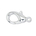 Silver Plated Lobster Clasps (Pack of 5) 15mm (SUP84)