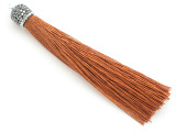 Copper Brown Rhinestone Thread Tassel - 3.5" (AP2113)