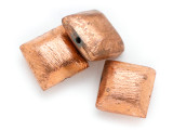 Square Pillow Copper Bead 12mm (ME505)