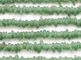 Turquoise Green Irregular Glass Beads 5-10mm (JV1317)