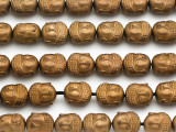 Copper Hematite Buddha Gemstone Beads 10mm (GS5012)