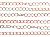 Copper Curb Chain 6mm - 36" (CHAIN107)