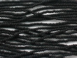 Black Matte Glass Seed Beads - 11/0 (SB236)