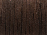 Dark Brown Suede Leather Lace 3mm - 36" (LR161)