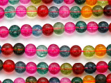 Multi-Color Agate Round Gemstone Beads 8mm (GS5108)