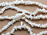 Mother of Pearl Shell Chip Beads - 30" Strand (SH573)