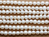 Ivory Potato Pearl Beads 6-7mm (PRL226)