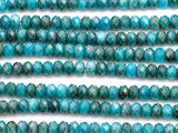 Apatite Faceted Rondelle Gemstone Beads 8mm (GS5153)