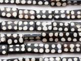 Batik Bone Beads, Rectangular Domino 22mm - Kenya (BA7032)