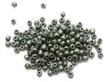 Antique Silver Glass Seed Beads - 4mm (SB285)