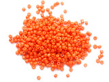 Orange Glass Seed Beads - 2mm (SB288)