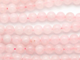 Rose Quartz Round Gemstone Beads 8mm (GS5241)