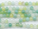 Grape Agate Round Gemstone Beads 6mm (GS5258)
