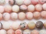 Matte Pink Opal Round Gemstone Beads 10mm (GS5269)