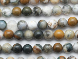 Ocean Jasper Round Gemstone Beads 8mm (GS5275)