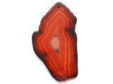 Red Banded Agate Slab Gemstone Pendant 67mm (GSP3828)
