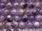 Chevron Amethyst Round Gemstone Beads 8mm (GS5372)