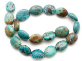 Turquoise Oval Nugget Beads 20-22mm (TUR1467)