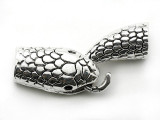 Pewter Snake Cap & Hook Clasp 23mm (PB894)