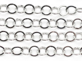 Silver Plated Aluminum Cable Chain 5mm - 36" (CHAIN123)
