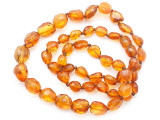 Genuine Amber Faceted Nugget Beads 6-12mm (AB94)