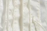 White Hand Stitched Silk Ribbon 42" (SK3033)