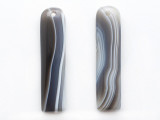 Banded Agate Gemstone Earring Pair 51mm (GSP4005)