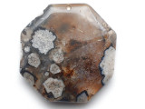 Natural Agate Gemstone Pendant 48mm (GSP4070)