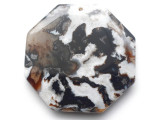 Natural Agate Gemstone Pendant 50mm (GSP4071)